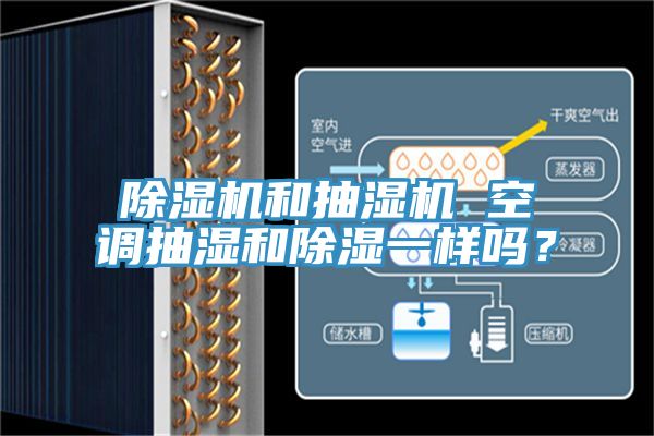 除濕機和抽濕機 空調(diào)抽濕和除濕一樣嗎？