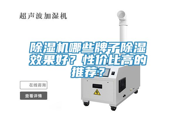 除濕機(jī)哪些牌子除濕效果好？性價比高的推薦？