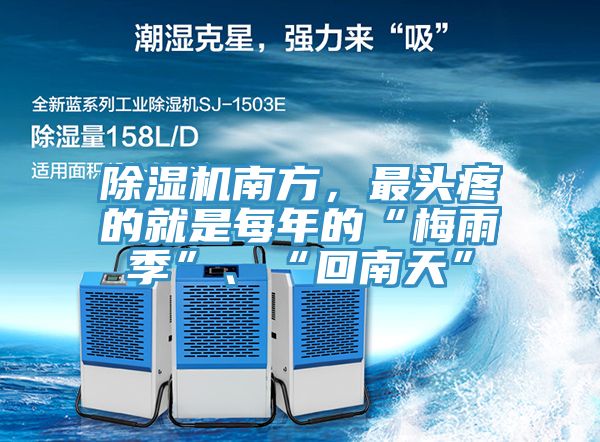 除濕機(jī)南方，最頭疼的就是每年的“梅雨季”、“回南天”