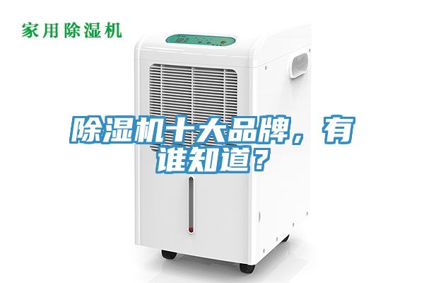 除濕機(jī)十大品牌，有誰知道？