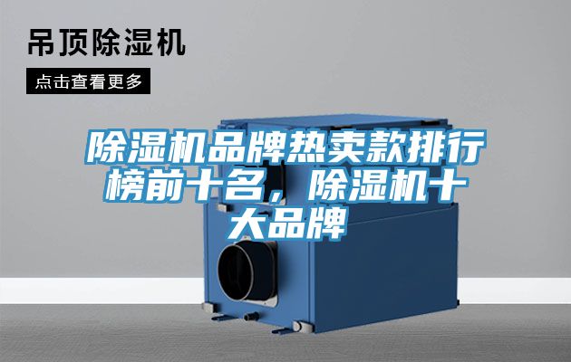 除濕機品牌熱賣款排行榜前十名，除濕機十大品牌
