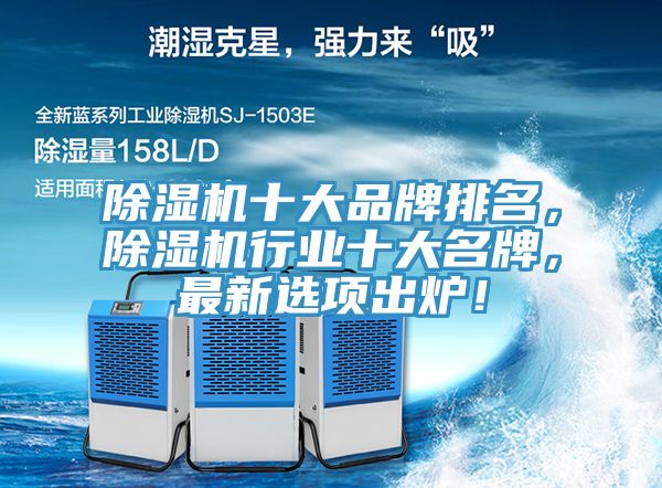 除濕機(jī)十大品牌排名，除濕機(jī)行業(yè)十大名牌，最新選項出爐！