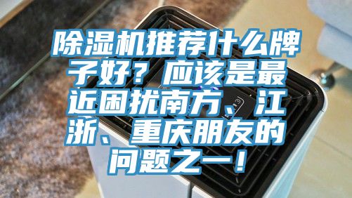 除濕機(jī)推薦什么牌子好？應(yīng)該是最近困擾南方、江浙、重慶朋友的問題之一！
